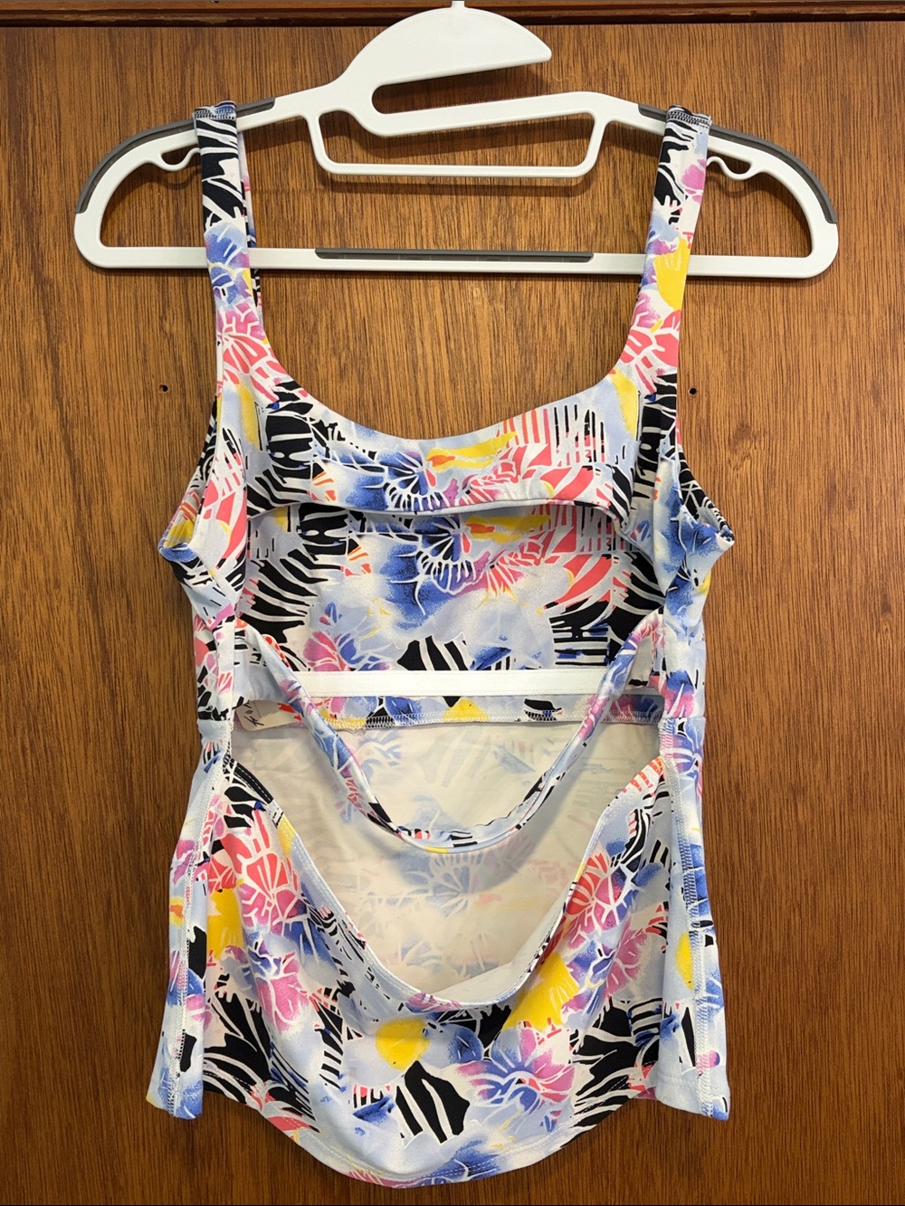 NWT Free People FP MOVEMENT Never Better Tank Mystic Floral Combo Size L - Picture 6 of 9